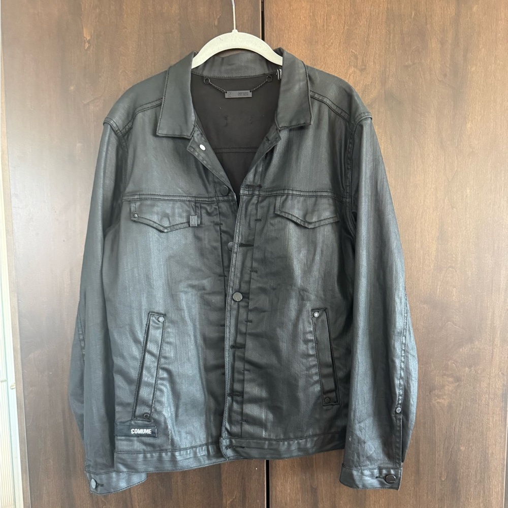 COMUNE COATED DENIM JACKET